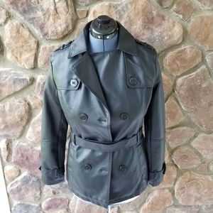 Black Faux Leather Jacket